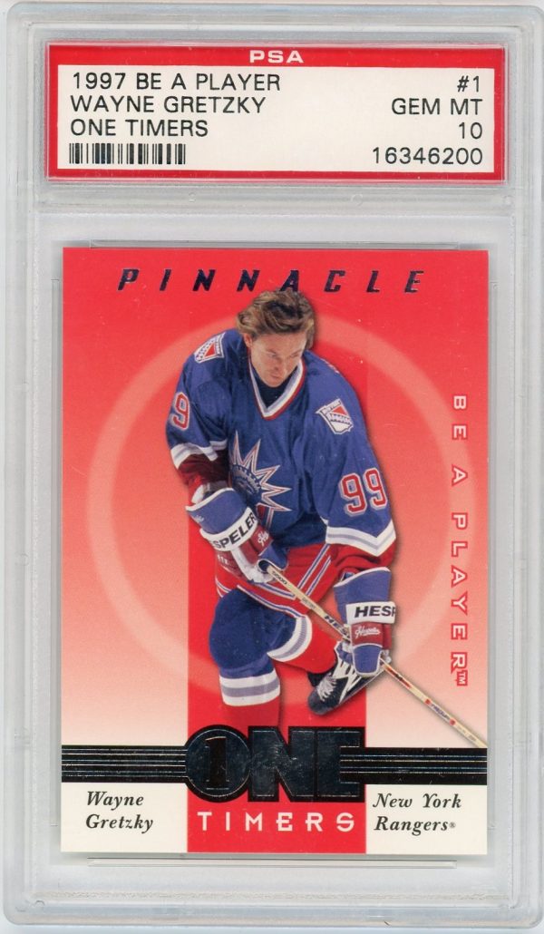 Wayne Gretzky 1997-98 Pinnacle Be A Player One Timers #1 PSA 10