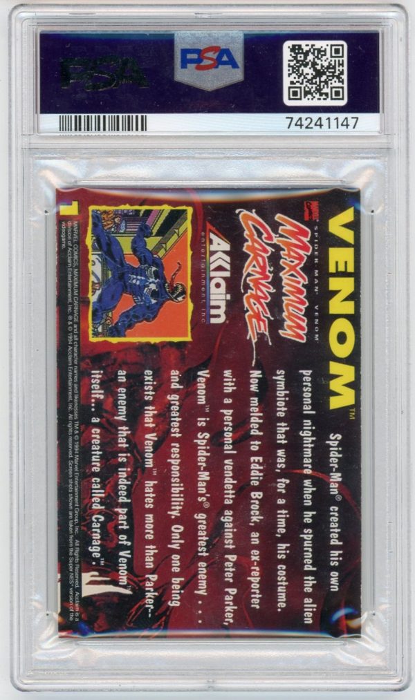 Venom 1994 Acclaim Spider-Man Maximum Carnage #1 PSA 8 NM-MT