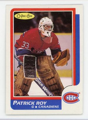 Patrick Roy 1986-87 O-Pee-Chee Rookie Card #53