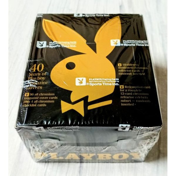 1995 Playboy Chromium Cover Cards Edition 1 Factory Sealed Box