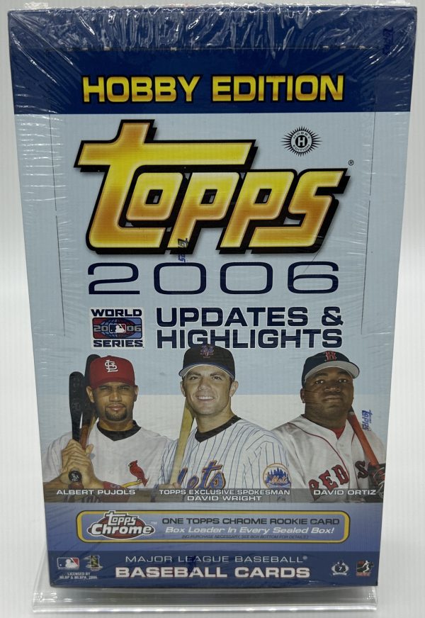 2006 Topps Baseball Updates & Highlights Hobby Box Sealed!