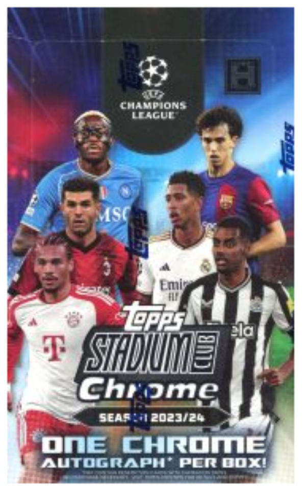 2023-24 Topps Stadium Chrome Soccer Hobby Box