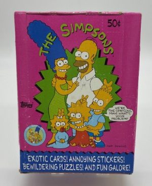 1990 Topps The Simpsons Unopened 36 Pack Wax Box