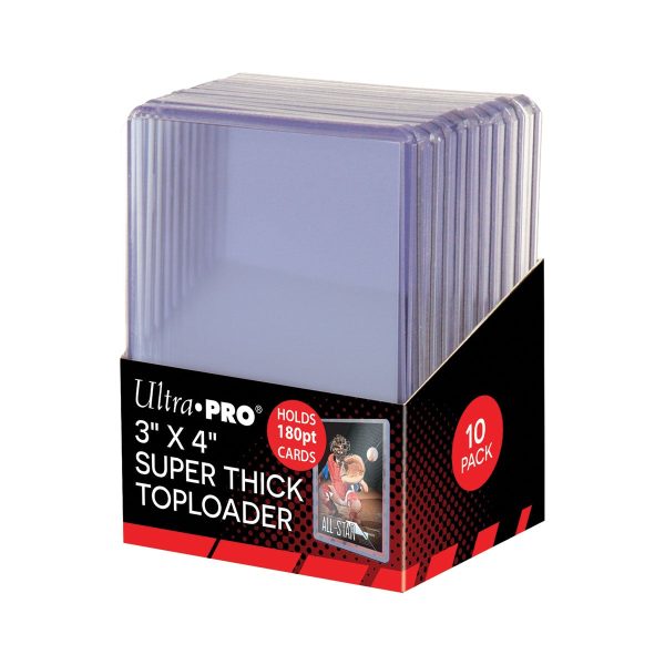 Ultra Pro 180pt Regular Toploader 10 Pack