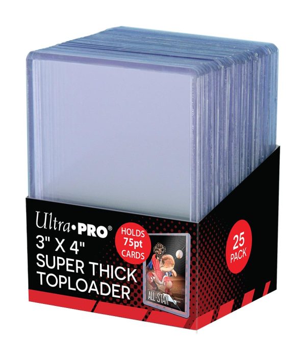 Ultra Pro 75pt Regular Toploader 25 Pack